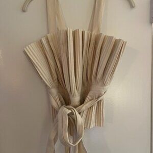 New With Tags Wrap Top in Cream by Flannel Australia